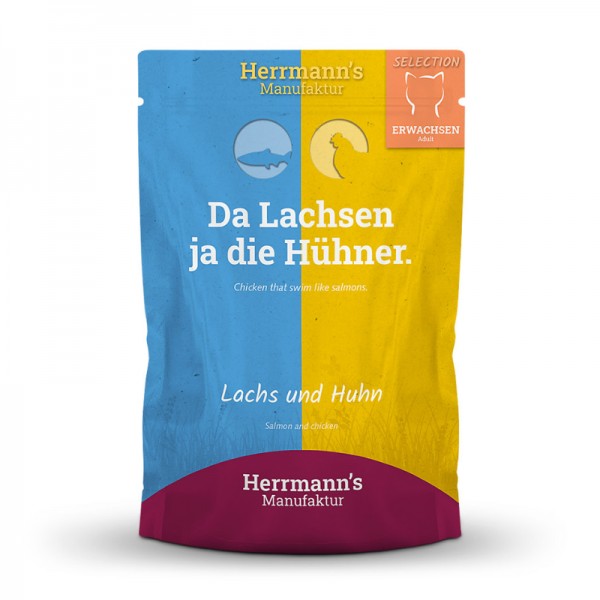 Herrmann's Selection Salmone e Pollo per Gatti