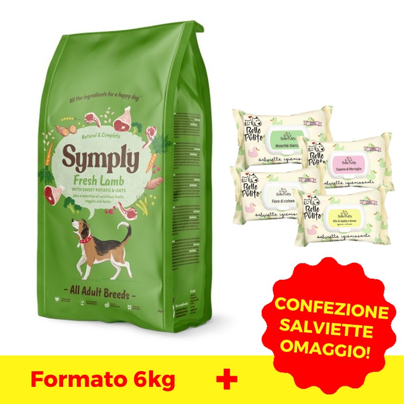 Symply Adult All Breeds Agnello Fresco Patata Dolce e Avena