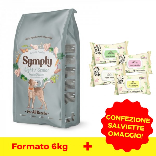 Symply Light & Senior All Breeds Pollo Fresco, Verdure e Erbe