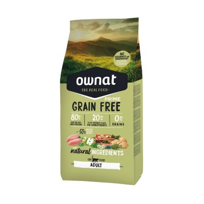 Ownat Cat Prime Grain Free Adult al Pollo per Gatti