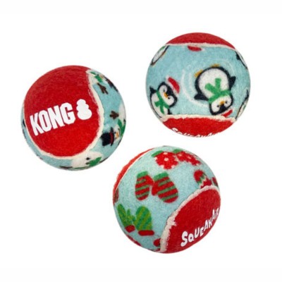 Kong Holiday SqueakAir Balls 6pz per Cani