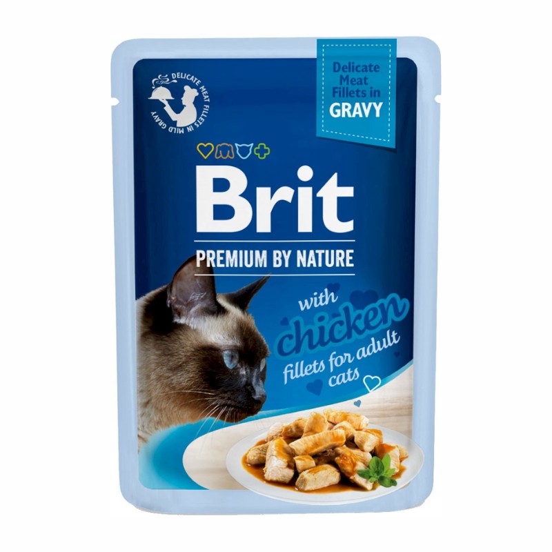 Image of Brit Premium Filetti di Pollo per Gatti062