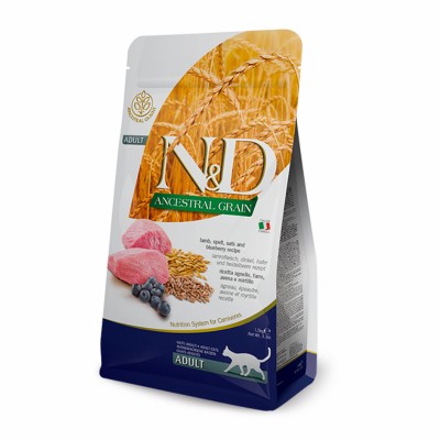 Farmina N&D Grain Free Prime Agnello e Mirtillo per Gatti