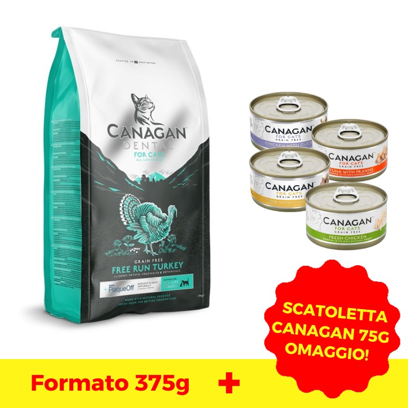 Canagan Free Run Turkey Dental per Gatti