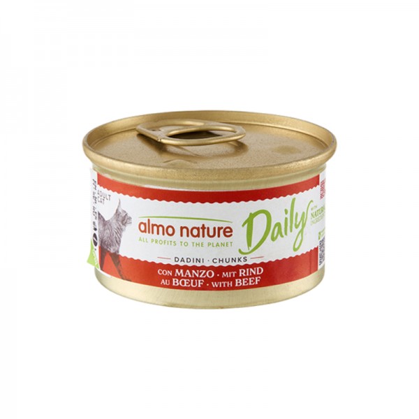 Almo Nature Daily Mousse Dadini con Manzo per Gatti