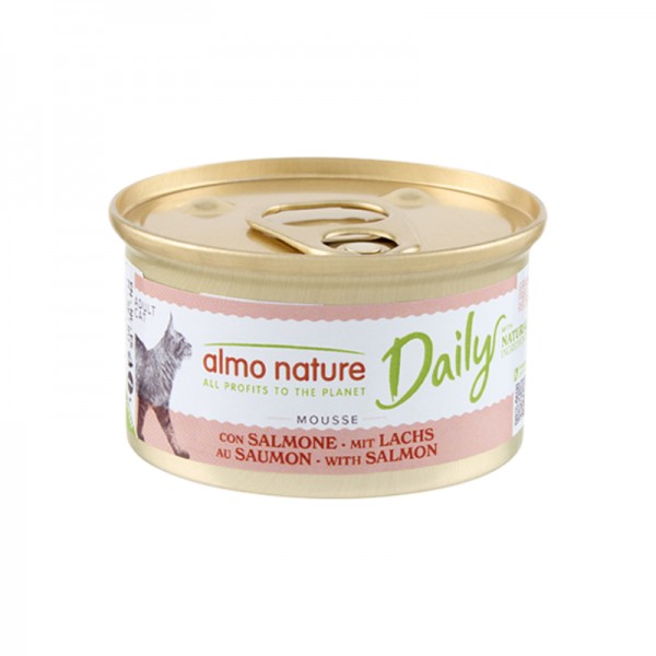 Almo Nature Daily Mousse con Salmone per Gatti 85gr