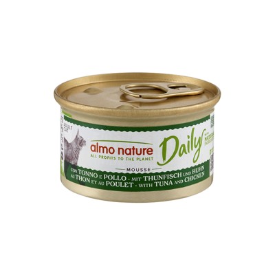 Almo Nature Daily Mousse con Tonno e Pollo per Gatti 85gr