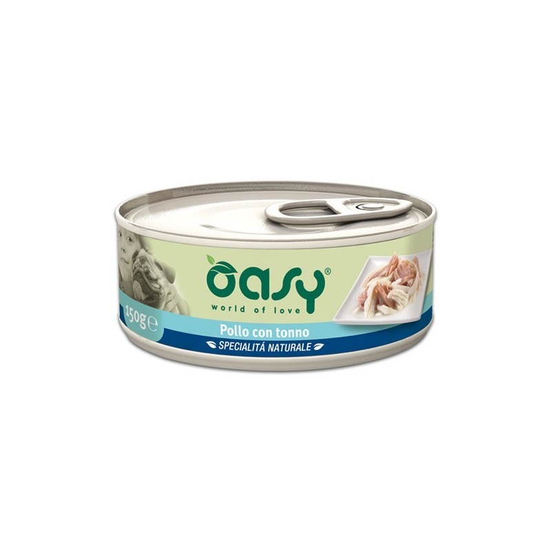 Image of Oasy Umido Pollo e Tonno per Cani 150gr062