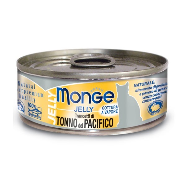 Monge Jelly Trancetti di Tonno per Gatti 80gr