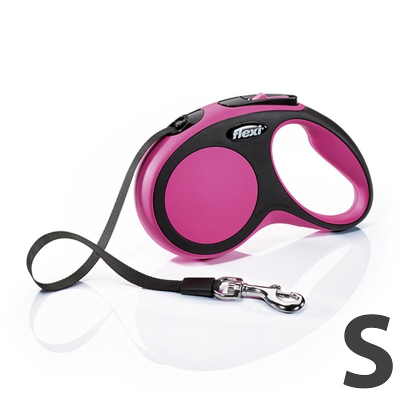 Guinzaglio Flexi NewComfort Fettuccia Rosa