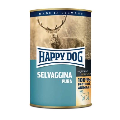 Happy Dog Monoproteico Selvaggina Pura per Cani