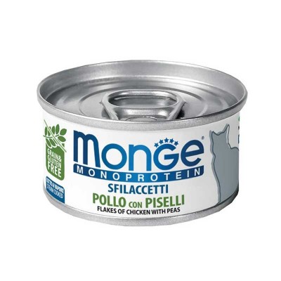 Monge Monoprotein Sfilaccetti Pollo con Piselli