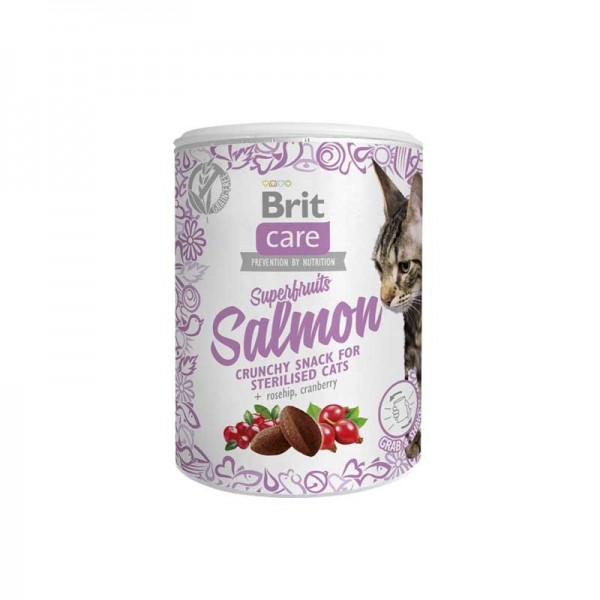 Brit Care Snack Superfruits Salmon per Gatti