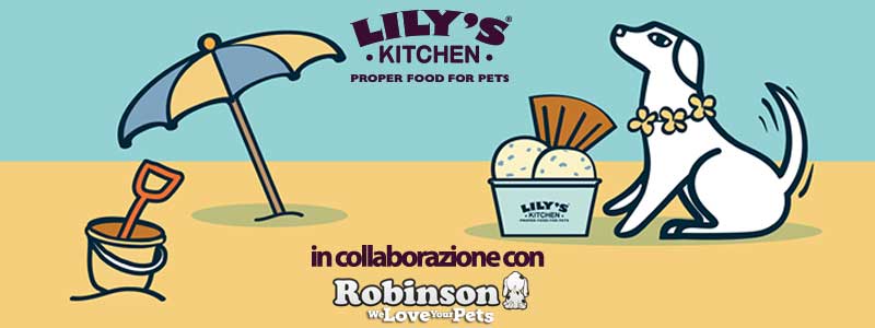 Tutti al mare con Robinson e Lily’s Kitchen cover